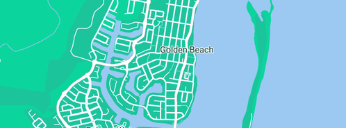 Map showing the location of Golden Beach Medical Centre in Golden Beach, QLD 4551