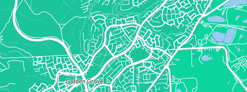 Map showing the location of Growdy & Young Fencing in Golden Grove Village, SA 5125