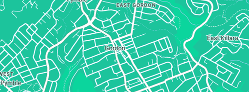 Map showing the location of Gordon Framing in Gordon, NSW 2072