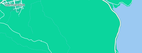 Map showing the location of Lake Burbury  Thureau Hills in Gormanston, TAS 7466