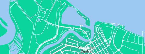 Map showing the location of Handyman Gladstone in Gladstone Harbour, QLD 4680