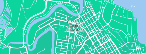 Map showing the location of Wide Bay Australia Ltd in Gladstone, QLD 4680