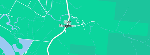 Map showing the location of Wah Day H in Glen Boughton, QLD 4871