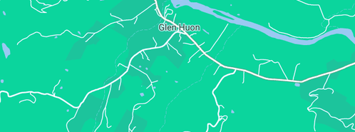 Map showing the location of B Joan Pettit in Glen Huon, TAS 7109