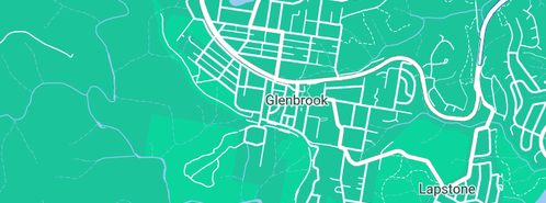 Map showing the location of Psibertek in Glenbrook, NSW 2773