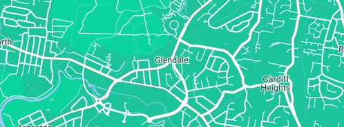 Map showing the location of Argy in Glendale, NSW 2285