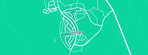 Map showing the location of Glenden State School in Glenden, QLD 4743