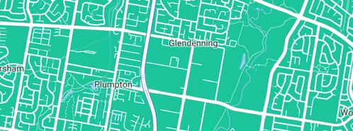 Map showing the location of Kids' Early Learning Glendenning Preschool in Glendenning, NSW 2761