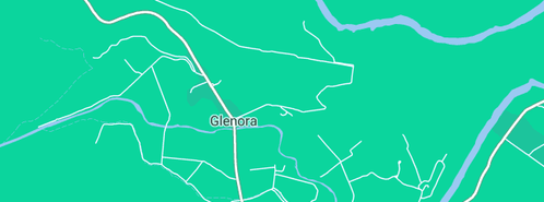 Map showing the location of Ellis G S Pastoral in Glenora, TAS 7140