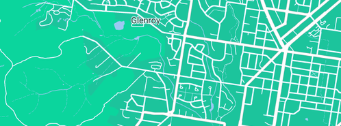 Map showing the location of Hue Graphic Design in Glenroy, NSW 2640