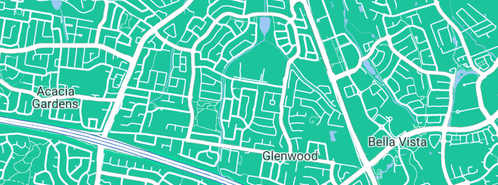 Map showing the location of Blaycam Video Productions in Glenwood, NSW 2768