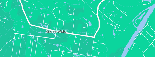 Map showing the location of June Rose Saccardo CMC-JP in Grose Wold, NSW 2753