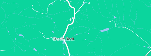 Map showing the location of Woolshed Quilting in Granite Rock, VIC 3875