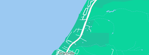 Map showing the location of Seaside Fish & Chips in Grantville, VIC 3984