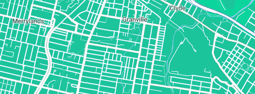 Map showing the location of CREPE FACE TRUCK in Granville, NSW 2142