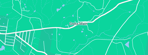 Map showing the location of Webpage Me Pty Ltd in Greta Main, NSW 2325
