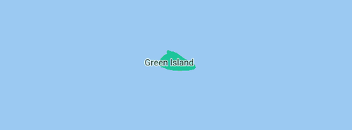 Map showing the location of Marineland Melanesia in Green Island, QLD 4871