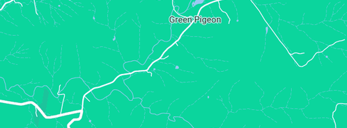 Map showing the location of Green Pigeon Orchard in Green Pigeon, NSW 2474