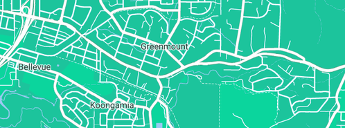Map showing the location of Glazed Windows Greenmount in Greenmount, WA 6056