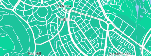 Map showing the location of Focus Landscaping & Paving in Griffith, ACT 2603