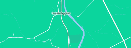 Map showing the location of Oakover Pony Stud in Gwambygine, WA 6302
