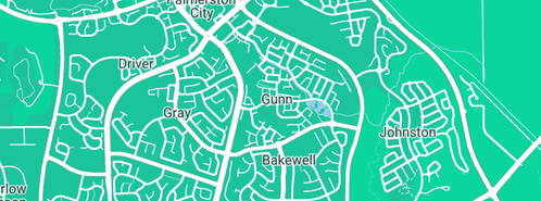 Map showing the location of Green Vision in Gunn, NT 832