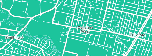Map showing the location of Oz Trades in Guildford West, NSW 2161