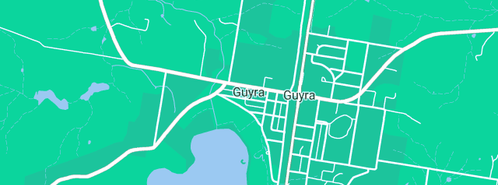 Map showing the location of New England Credit Union Ltd in Guyra, NSW 2365
