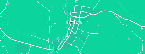 Map showing the location of Jackson's Emporium in Hamilton, TAS 7140