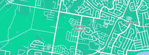 Map showing the location of Makin Computers in Hamlyn Terrace, NSW 2259