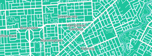 Map showing the location of SOS Safety Signs in Hampstead Gardens, SA 5086