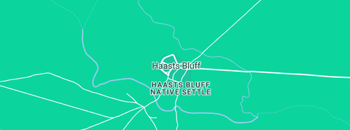 Map showing the location of Ikuntji Artists in Haasts Bluff, NT 872