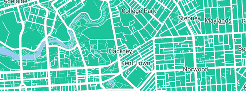 Map showing the location of Productive Resourcing in Hackney, SA 5069