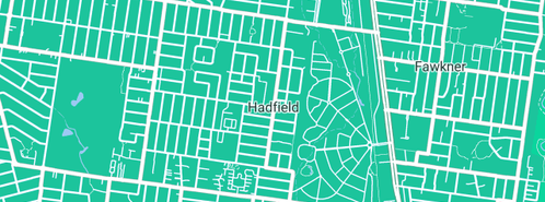 Map showing the location of Cafe Stradina & West St Deli in Hadfield, VIC 3046