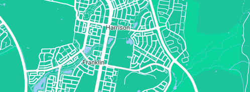 Map showing the location of Towbars of Woden in Harrison, ACT 2914