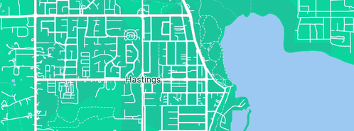 Map showing the location of A. Ace Fishing Charters in Hastings, VIC 3915