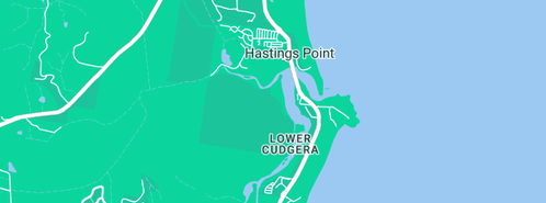 Map showing the location of Precise Admin Solutions in Hastings Point, NSW 2489