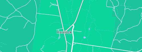 Map showing the location of Mottram K E in Havelock, VIC 3465
