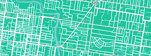 Map showing the location of Melbourne Beauty Studio in Hawthorn North, VIC 3122