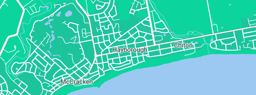 Map showing the location of Seagulls at Hayborough in Hayborough, SA 5211