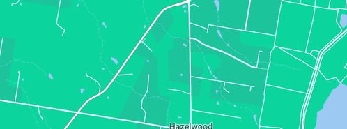Map showing the location of Raesowna Park in Hazelwood North, VIC 3840