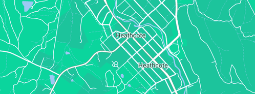 Map showing the location of Pro Stroke Engines in Heathcote, VIC 3523