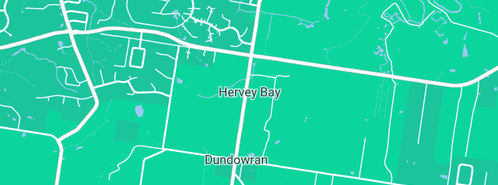 Map showing the location of Wide Bay Location in Hervey Bay, QLD 4655