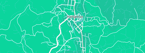 Map showing the location of Mike Petersen in Herberton, QLD 4887