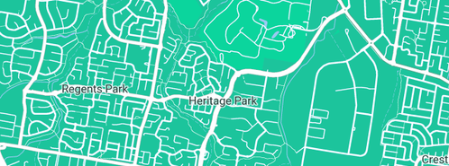 Map showing the location of Amiga Electronic Assemblies in Heritage Park, QLD 4118
