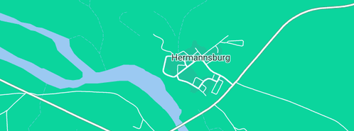 Map showing the location of Hermansburg (Ntaria) Police Station in Hermannsburg, NT 872