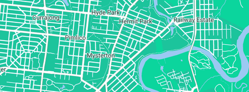 Map showing the location of Beadz Bitz & Bobz in Hermit Park, QLD 4812