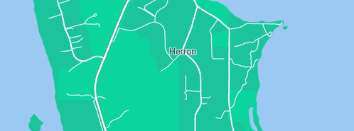 Map showing the location of WA Limestone in Herron, WA 6211