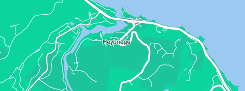 Map showing the location of elite fishing in Heybridge, TAS 7316