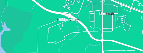 Map showing the location of Top End Dirt Karts in Hidden Valley, NT 822